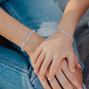 Mother + Daughter Blessing -Crystal/Gold