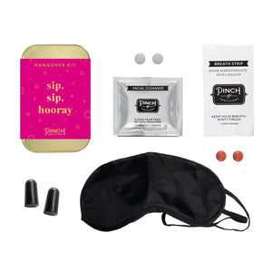 Sip Sip Hooray Hangover Kit -Pink