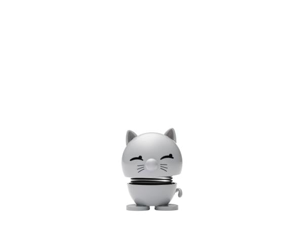 Hoptimist Cat -Lt Grey