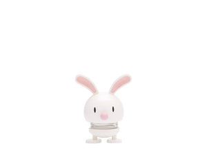 Hoptimist Bunny -White
