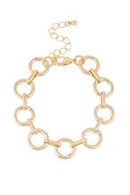 Load image into Gallery viewer, Juliette Charm Collector Bracelet Base -Shiny Gold
