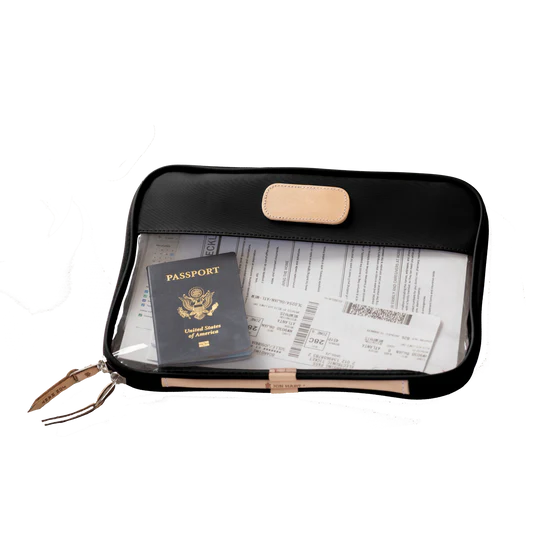 Jon Hart Clear Folio -Black