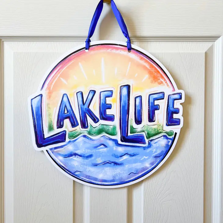 Lake Life Door Hanger