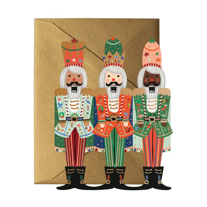 Rifle Paper Christmas Card -Nutcracker Brigade