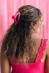 Teleties Open Hair Clips -Pink Ombre