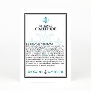 St. Francis Necklace -Silver