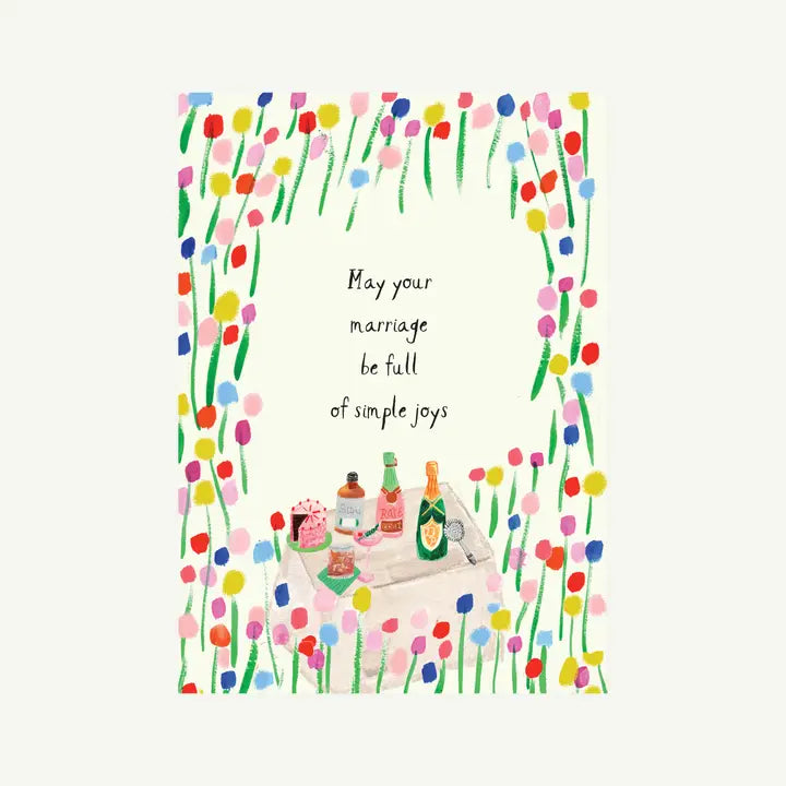 Mr. B Wedding Card -Simple Joys