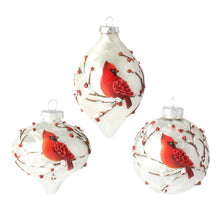 Load image into Gallery viewer, Holly &amp; Pine Cardinal Ornament
