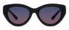 Peepers Polarized Sunglasses -Sunday Scaries Black