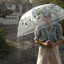 Load image into Gallery viewer, Rifle Paper Clear Umbrella -Hydrangea
