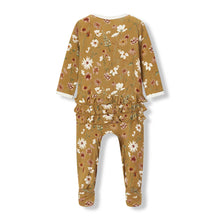 Load image into Gallery viewer, MilkBarn Ruffle Footed Romper -Wildflower
