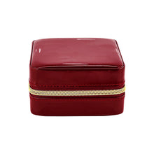 Load image into Gallery viewer, Pearl Travel Jewelry Case -Red
