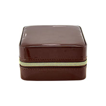 Load image into Gallery viewer, Pearl Travel Jewelry Case -Brown
