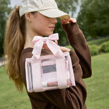 Load image into Gallery viewer, Jelly Stadium Bag -Ballet Pink Bow
