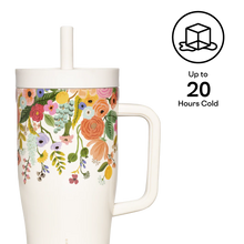 Load image into Gallery viewer, Corkcicle Leakproof Cruiser 22oz -Rifle Paper Garden Party Cream
