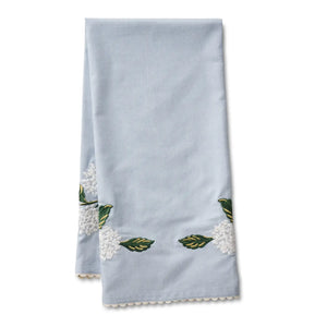 Rifle Paper Embroidered Tea Towel -Hydrangea