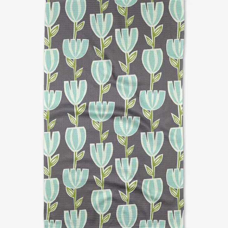 Geometry Tulips for Days Tea Towel