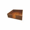 Cocktail Napkin Caddy -Bamboo Chestnut