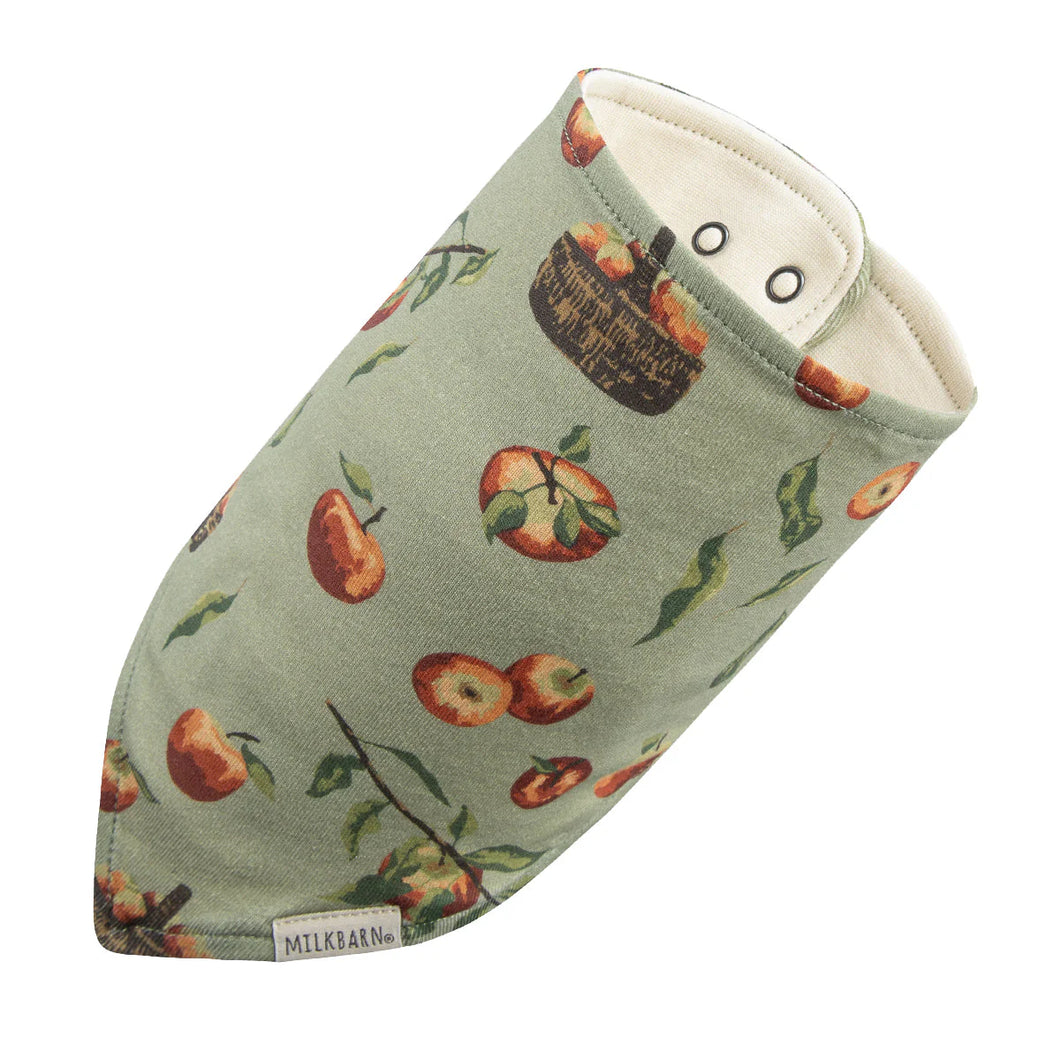 MilkBarn Kerchief Bib -Apple Orchard