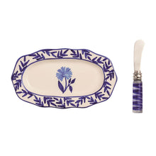 Load image into Gallery viewer, Blue &amp; White Floral Everything Plate Set
