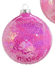 Load image into Gallery viewer, Pink Glitter Ball Ornaments

