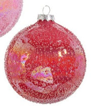 Load image into Gallery viewer, Pink Glitter Ball Ornaments
