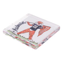 Load image into Gallery viewer, Collegiate Acrylic Napkin Weight -Auburn Mascot
