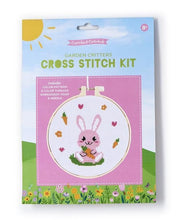 Load image into Gallery viewer, Garden Critters Cross Stitch Craft Kit
