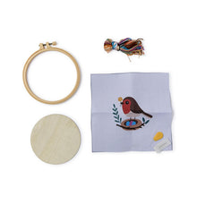 Load image into Gallery viewer, Garden Critters Cross Stitch Craft Kit
