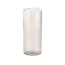 Load image into Gallery viewer, Scalloped Glass Bud Vase
