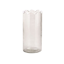 Load image into Gallery viewer, Scalloped Glass Bud Vase

