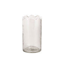 Load image into Gallery viewer, Scalloped Glass Bud Vase
