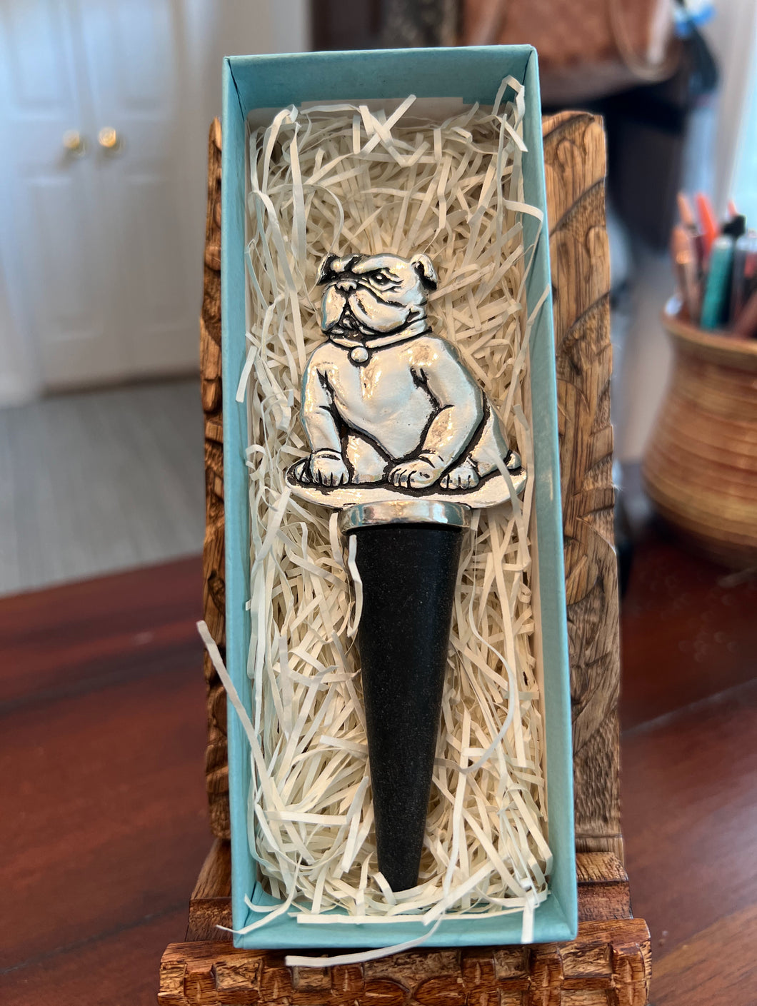 Bulldog Wine Stopper