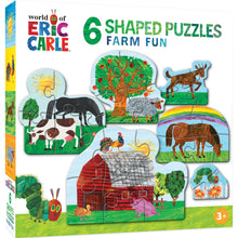 Load image into Gallery viewer, Eric Carle Farm Life 6-Pack Shaped Puzzles
