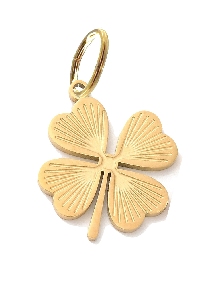 4 Leaf Clover (Textured) Charm