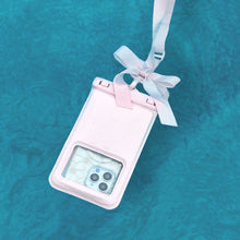 Load image into Gallery viewer, Waterproof Floating Bow Pouch -Ballet Pink
