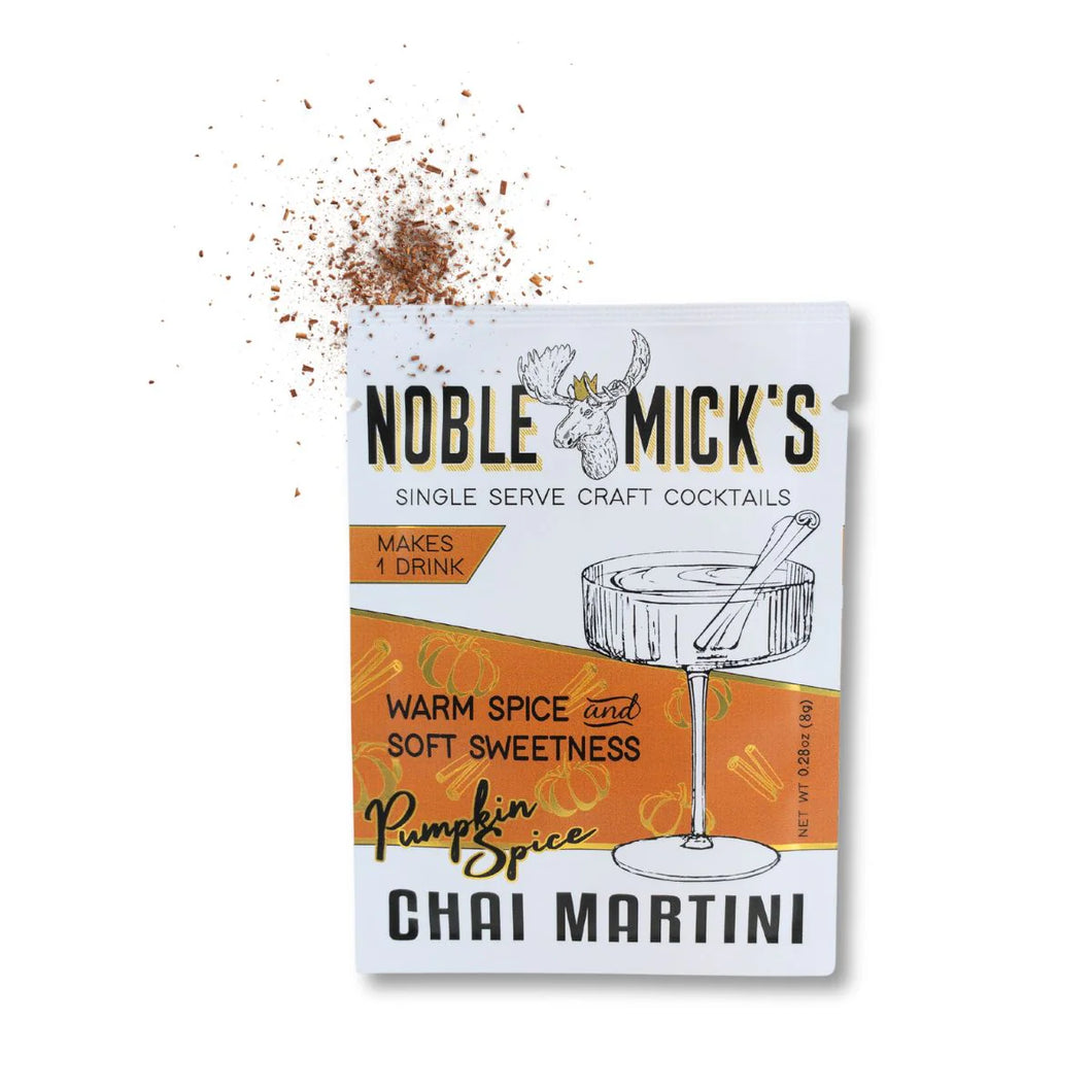 Noble Mick's Craft Cocktails -Pumpkin Spice Chai Martini