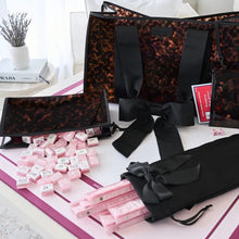 Load image into Gallery viewer, Mahjong Jelly Tote Set -Tortoiseshell Bow
