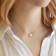 Load image into Gallery viewer, L&amp;E Intentions Necklace -Pearl
