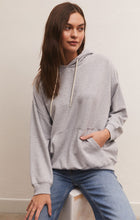 Load image into Gallery viewer, Z Supply Oversize Modal Fleece Hoodie -Grey
