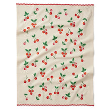 Load image into Gallery viewer, Rifle Paper Tea Towel -Cherries
