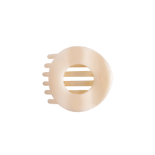 Load image into Gallery viewer, Teleties Flat Circle Clip -Almond Beige
