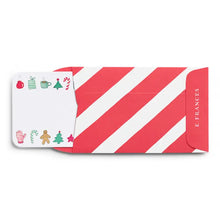Load image into Gallery viewer, E Frances Little Notes Envelopes -Candy Cane Stripe
