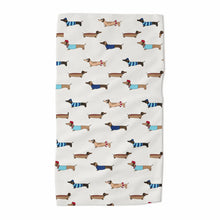 Load image into Gallery viewer, All-American Dachshunds Kitchen Towel
