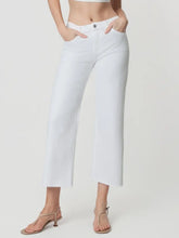 Load image into Gallery viewer, Vervet High Rise Crop Wide Leg Jean -Optic White
