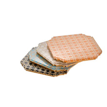 Load image into Gallery viewer, MH Boxed Coaster Set -Rattan
