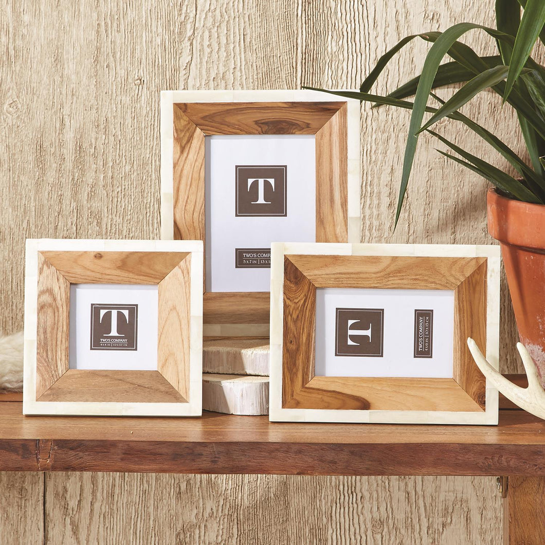 Wood & Bone Photo Frames