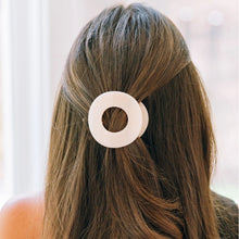 Load image into Gallery viewer, Teleties Flat Circle Clip -Almond Beige

