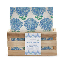 Load image into Gallery viewer, Hydrangea Eco-Friendly Kitchen Cloths
