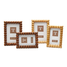 Load image into Gallery viewer, Hand-Carved Bobbin Photo Frame
